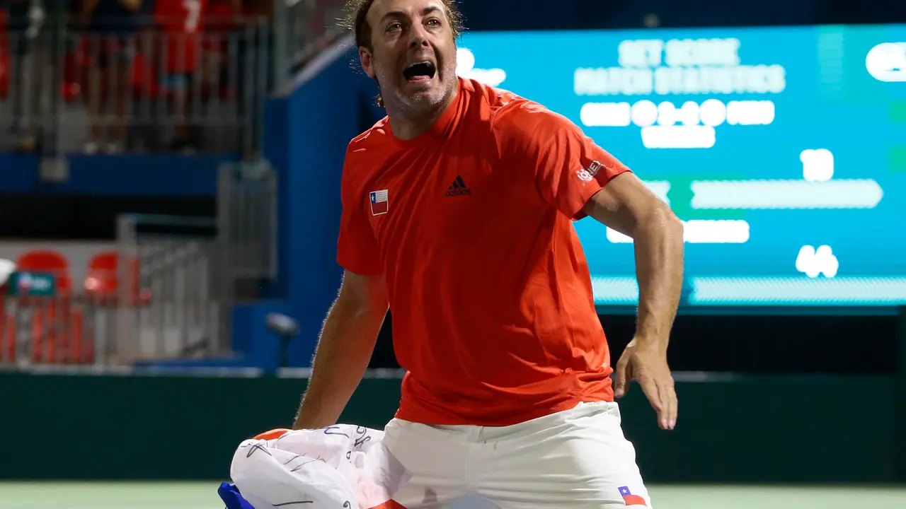 Fotograf&iacute;a de archivo del capit&aacute;n del equipo chileno de tenis para los Juegos Ol&iacute;mpicos de Par&iacute;s 2024, Nicolas Massu. EFE/ Osvaldo Villarroel